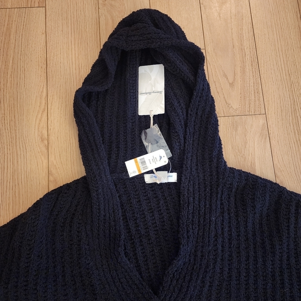 Tommy Bahama Oversized Hooded Poncho-S/M - Picture 4 of 13